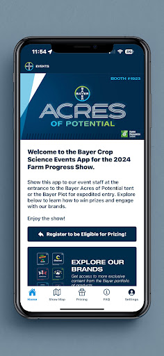 Android application Bayer Events screenshort