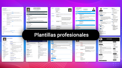 Currículum vítae Crear CV PDF