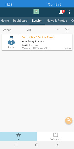 Lydias Tennis Academy Screen 3