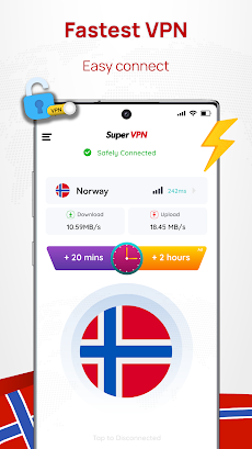 Norway VPN: Get Norway IPのおすすめ画像1
