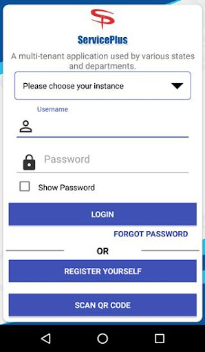 ServicePlus Screen 2