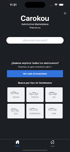 Android application Carokou Mx screenshort