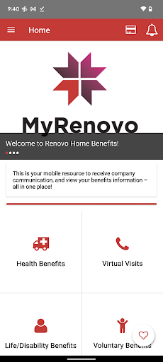 Android application MyRenovo screenshort
