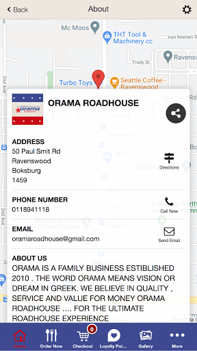 Orama Roadhouse Screen 2