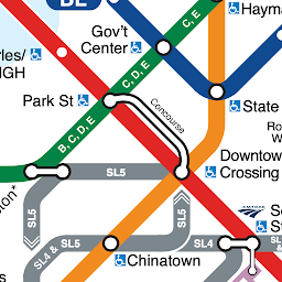 Icon image Boston Subway Map (Offline)
