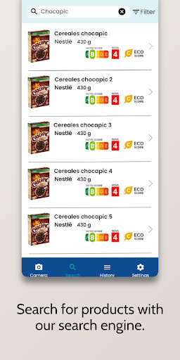 Food Barcode Scanner Screen 2