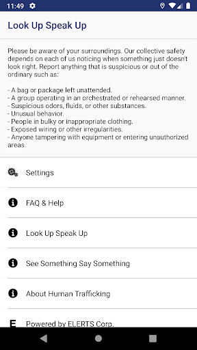 Look Up Speak Up Screen 3