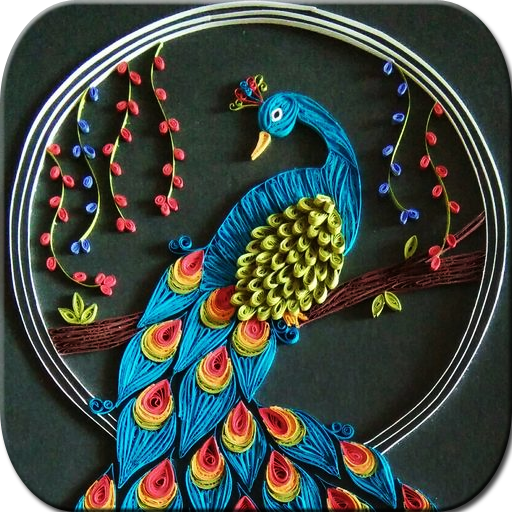 Paper Quilling Art  Icon