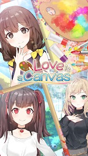 Love is a Canvas Mod Apk: Hot Sexy Moe Anime Dating Sim (Free Choices) 1