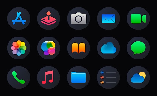 iPlum - Icon Pack (Round) Screenshot