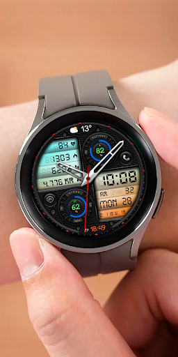 Hybrid DALKUN CTS24 Watch face screenshot 6