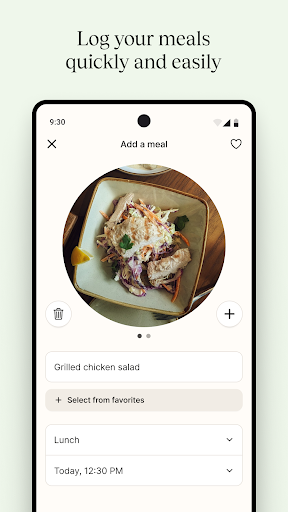Screenshot of Nourish: Eating Well Made Easy