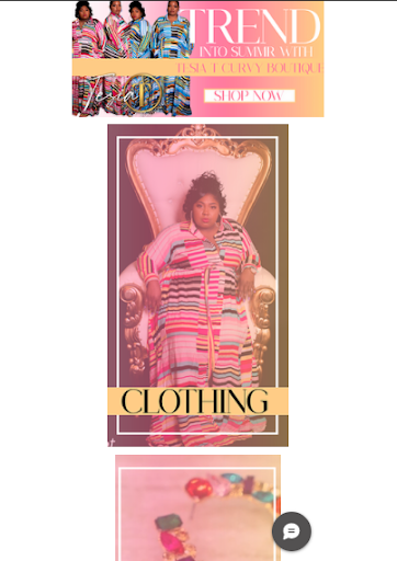Android application Tesia T Curvy Boutique screenshort