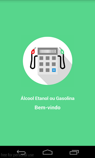 Android application Álcool Etanol ou Gasolina screenshort