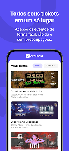 AppTicket - Eventos Screen 3