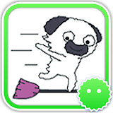 Stickey Cute Puppy Chat icon