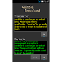 Audible Broadcast text to sound