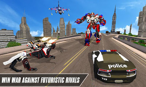 Multi Robot Transform: Jet, Dog, Eagle & Car War v1.3 (Unlocked) Gallery 2