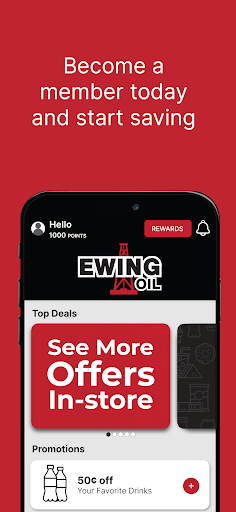 Android application Ewing Oil screenshort