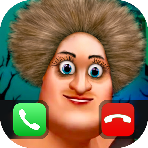 Scary Granny Calling - Fake vi logo