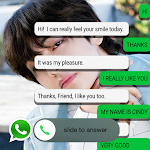 Cover Image of Download BTS V : Fake chat - fakecall btsv.yws.4532764 APK