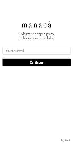 Android application Manacá screenshort