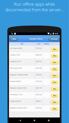 Profound UI Mobile Client Screen 3