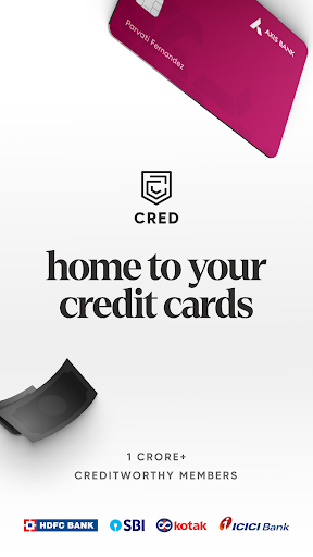 Android application CRED: UPI, Credit Cards, Bills screenshort