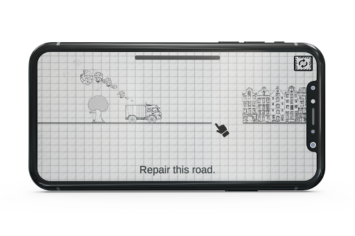 Android application Truck Driver - Draw a road screenshort