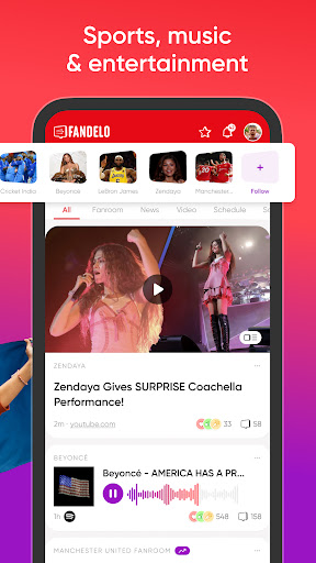 Fandelo: Sports & Music Fans Screen 3