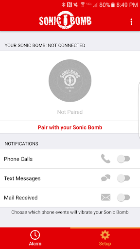 Android application Sonic Bomb screenshort