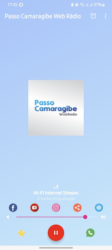 Android application Rádio Web Passo Camaragibe screenshort