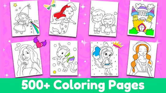 Princess Coloring Book Games 2