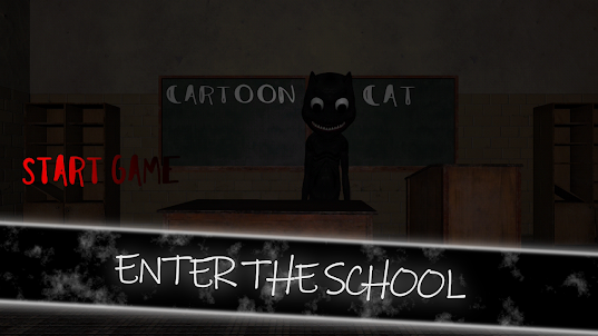 Cartoon Cat School