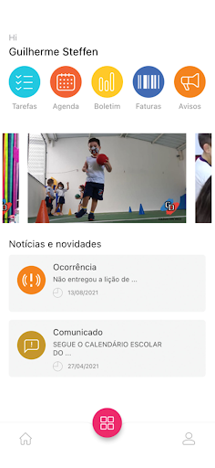 Android application Colégio Chalupe screenshort