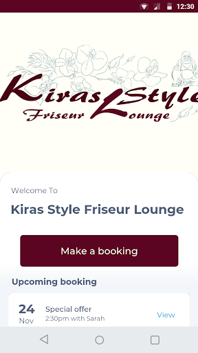 Android application Kiras Style Friseur Lounge screenshort