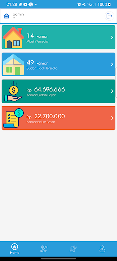 Manajemen KOS PALU Screen 2