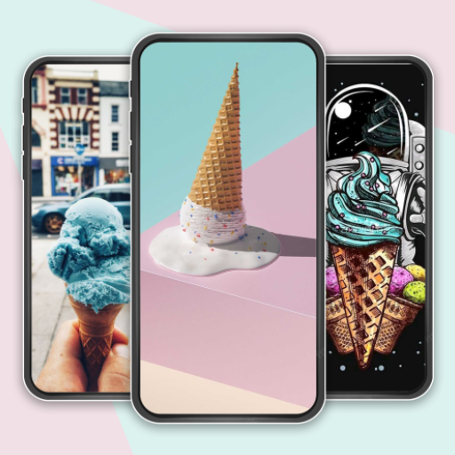Ice Cream Aesthetic Wallpaper logo