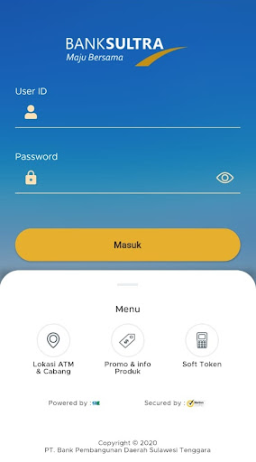 Mobile Banking Bank Sultra Screen 3
