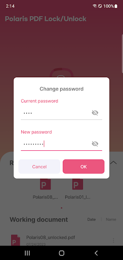 Polaris PDF Lock Unlock Screenshot 5