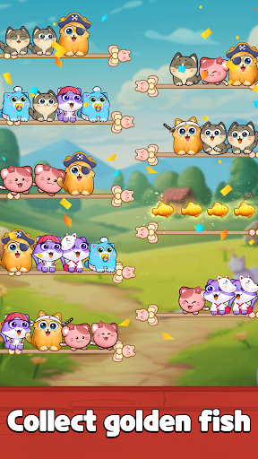 Cat Sort Puzzle: Cute Pet Game Screen 3