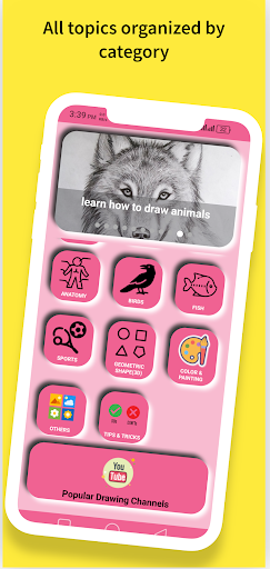Android application LearnDraw: Step-by-Step screenshort