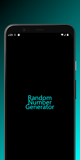 Android application Random Number Generator screenshort