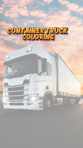 Camions conteneurs : Coloriage