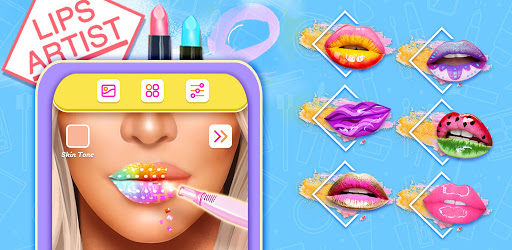 Lip Art Makeup Artist - Relaxing Girl Art Games cover