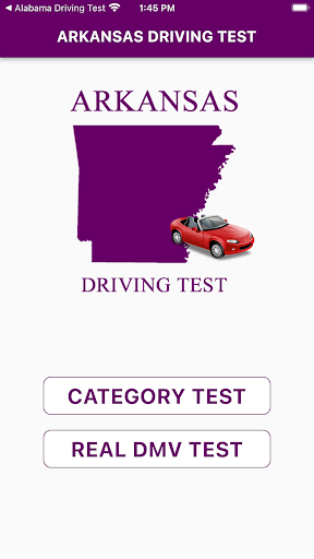 Android application Arkansas Driving Test screenshort
