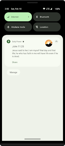 Daily Power - bible verses Screen 2