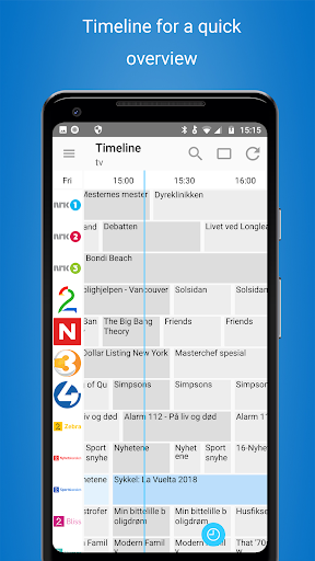 Android application Cisana TV+ TV Listings Norway screenshort