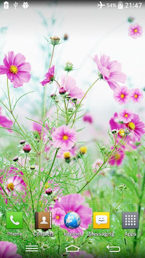 Sweet Flowers Live Wallpaper Screen 2