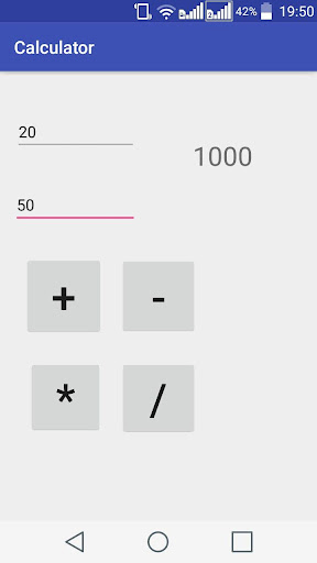 Простейший калькулятор